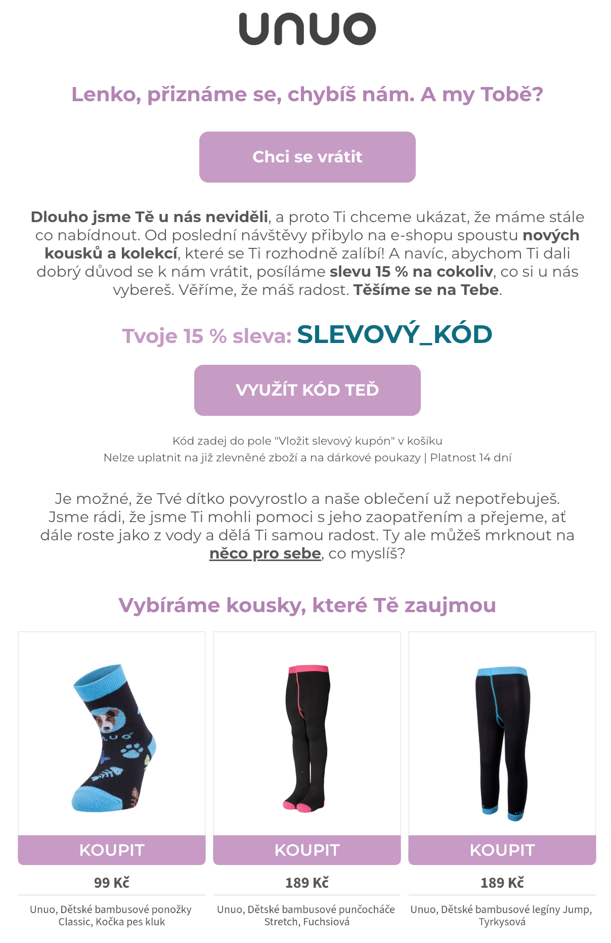 Automatická retenční kampaň