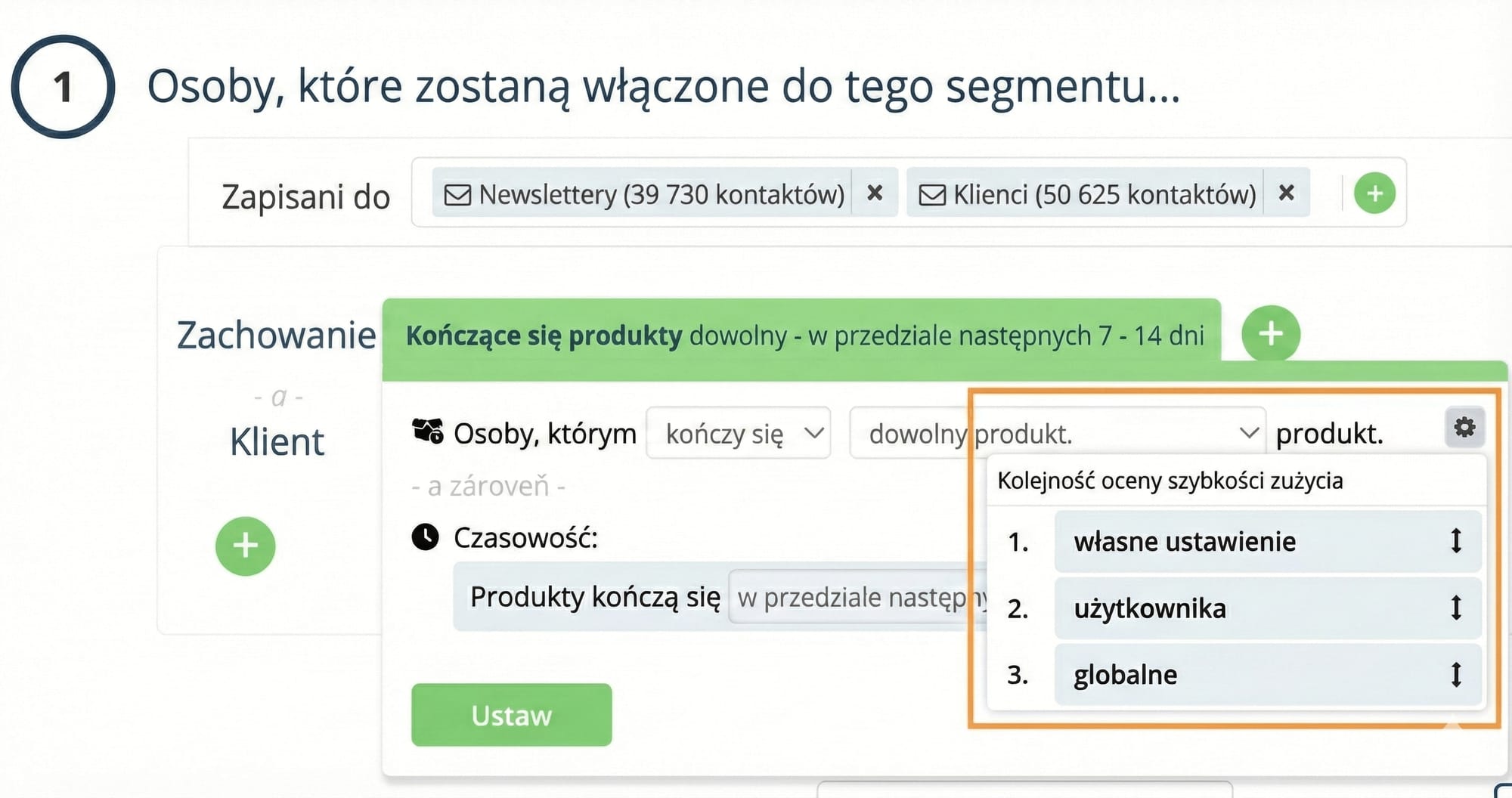 Jak działa obliczanie czasu zużycia?