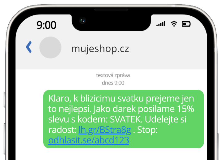 Zvyšte úspěšnost kampaně Přání k svátku SMSkou