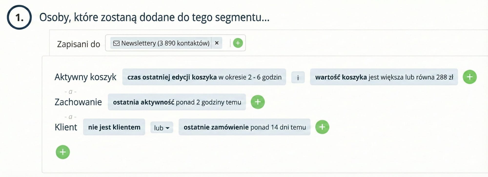1. e-mail – 2 godziny po porzuceniu koszyka