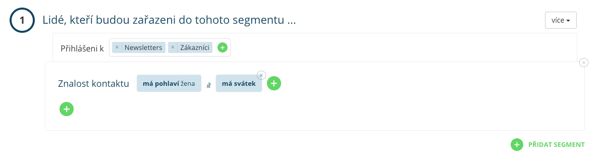 Automatická kampaň Přání k svátku