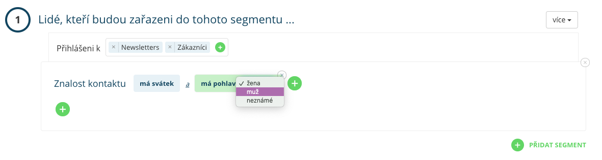 Automatická kampaň Přání k svátku