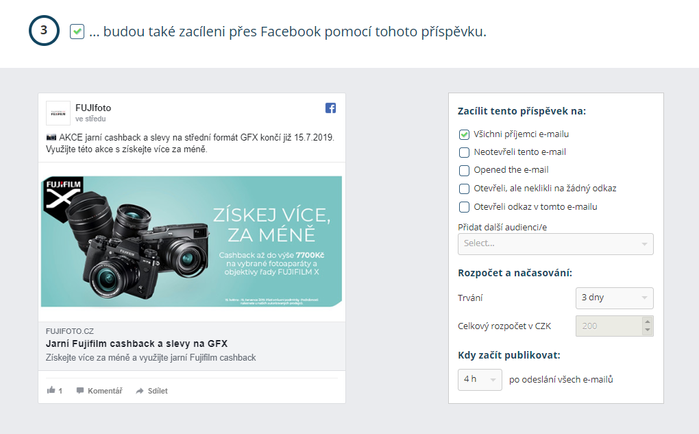 Propojení Leadhubu s Facebookem a cílení newsletteru