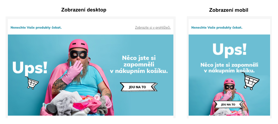 Přizpůsobte vzhled e-mailu mobilní verzi