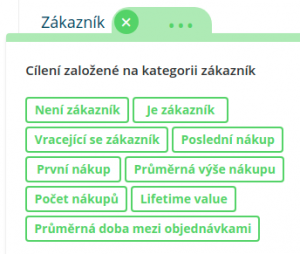 Vyberte skupinu kontaktů podle jejich chování a na tu pak cilte specifické vánoční e-mailové kampaně.