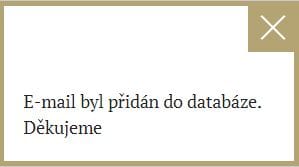 Potvrzení přihlášení