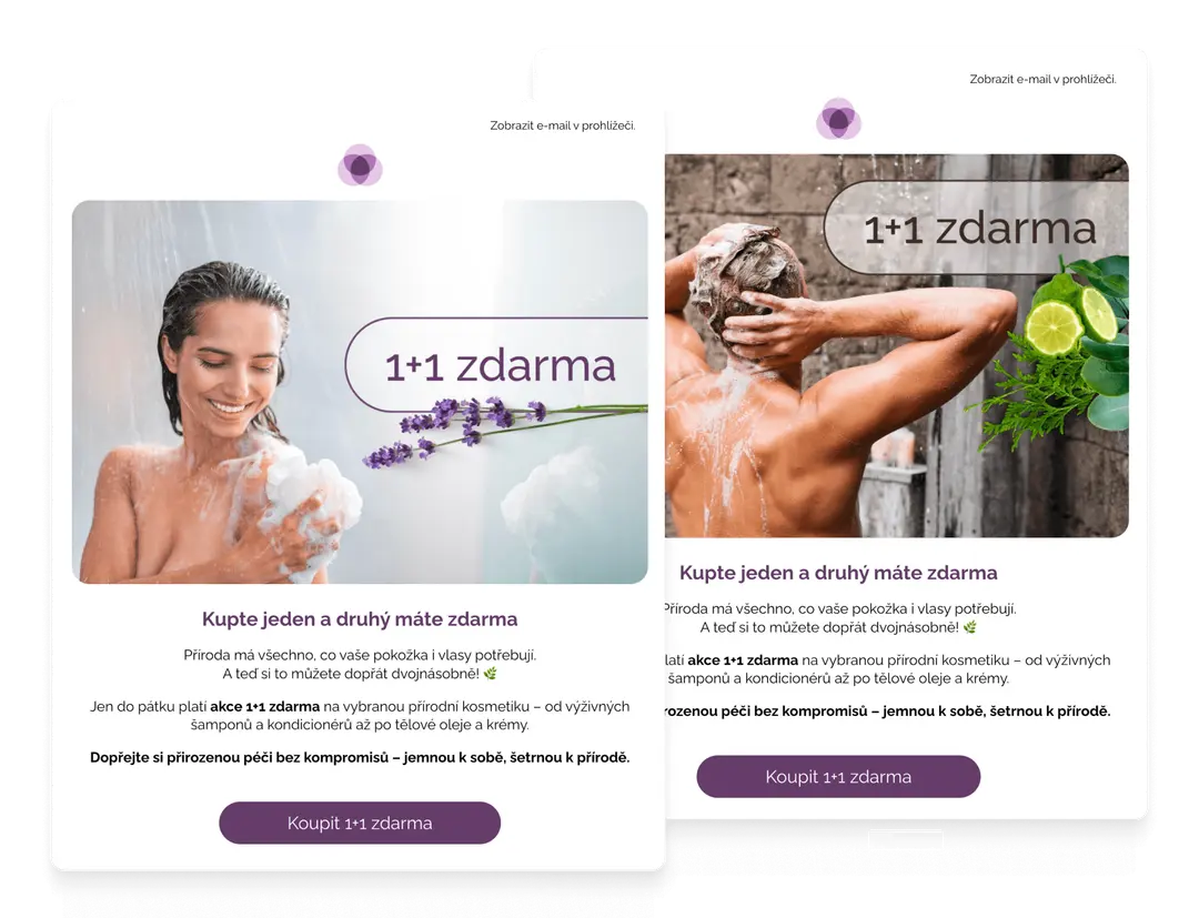Personalizované e-mailové i SMS kampaně v Leadhubu připravíte v intuitivním drag & drop editoru