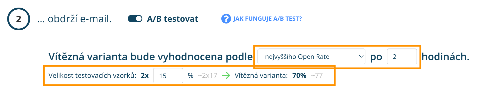 V Leadhubu snadno nastavíte A/B testování u newsletterů