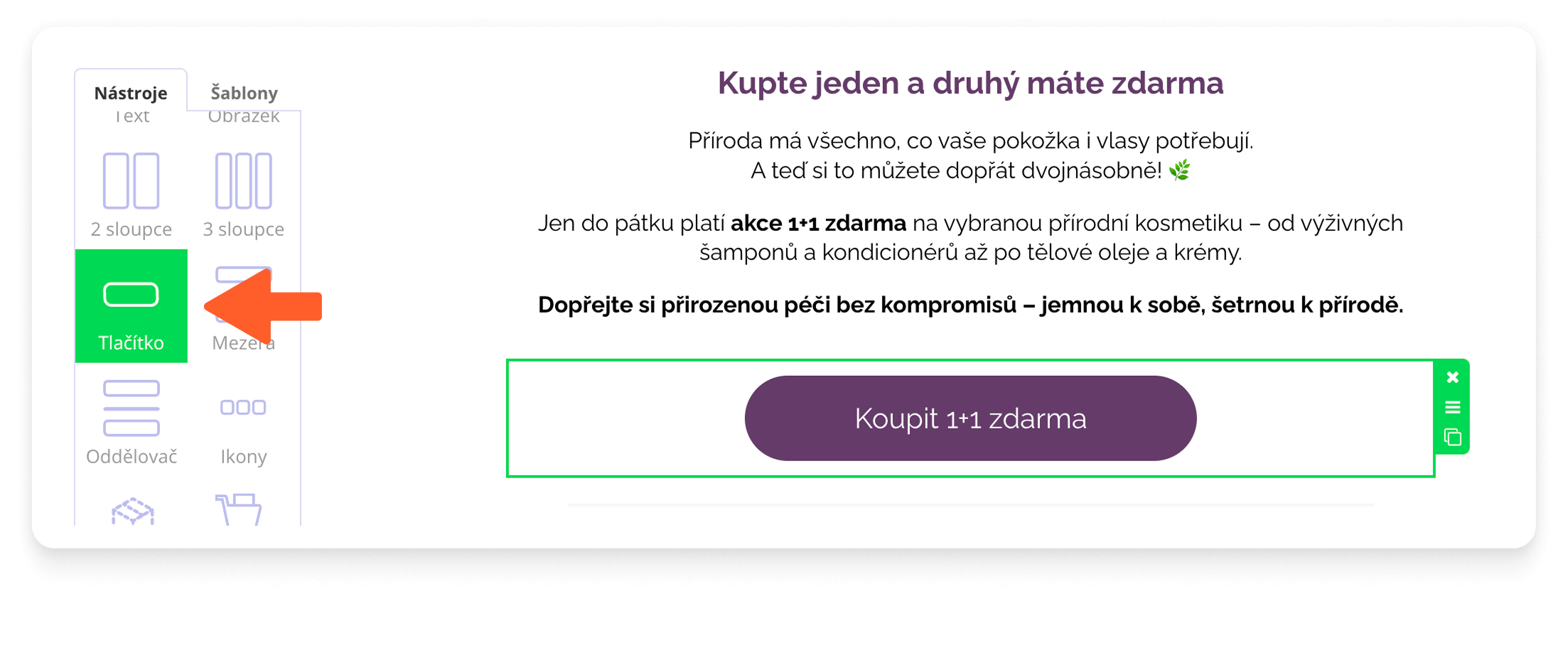 Tlačítko v Leadhubu – automaticky bulletproof