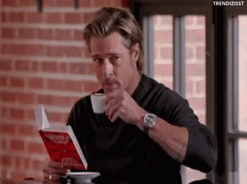 Brad Pitt - coffee